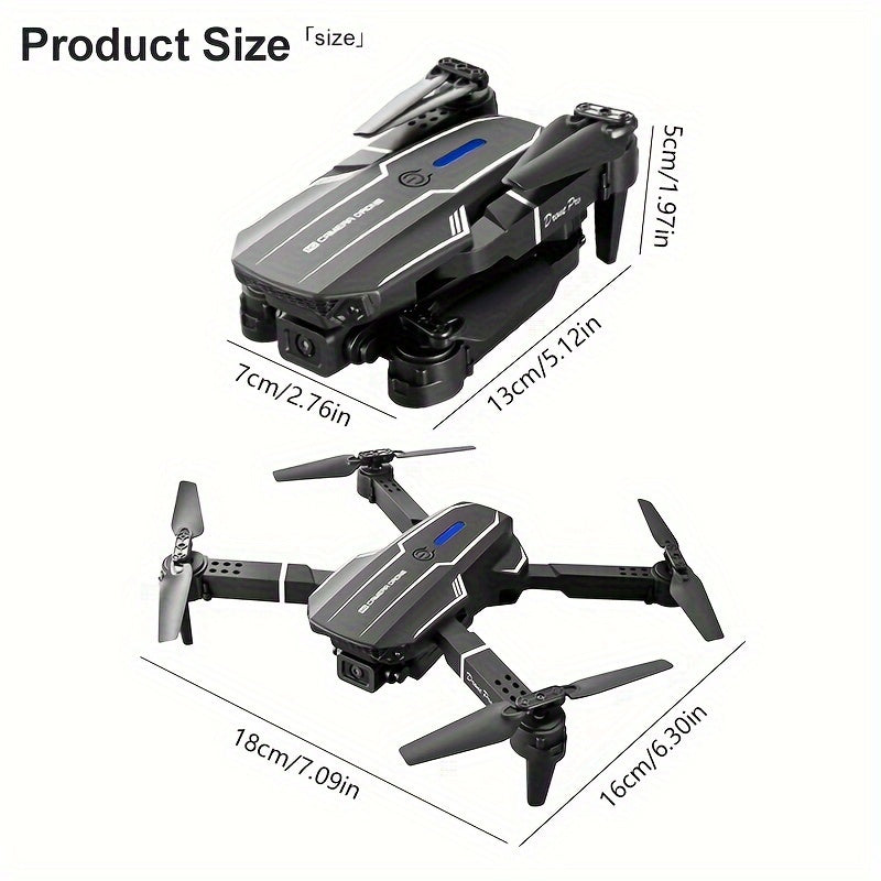 Foldable S101 Drone with Camera – Beginner-Friendly, Indoor/Outdoor – Ideal Halloween & Christmas Gift