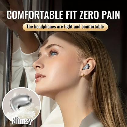 Ultra-Thin Sleep Headphones – Wireless, Noise Reduction, 5.3 Chip, LED Display, Perfect for Sleeping & Gaming