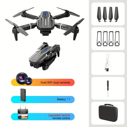 Foldable S101 Drone with Camera – Beginner-Friendly, Indoor/Outdoor – Ideal Halloween & Christmas Gift