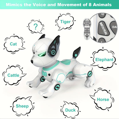 AI Robot Dog – Interactive Companion Toy, Stunt Features – Ideal Valentine's Day & Birthday Gift for Kids