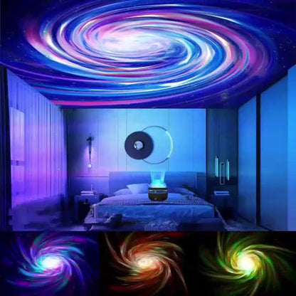 Aurora Star Projector – 7 LED Galaxy Lighting Modes with Remote, Ideal for Bedrooms, Camping, Weddings, Parties & Valentine's Day Gifts