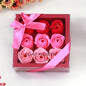 Rose Soap Gift Box – 9pcs Set, Perfect for Valentine's Day, Weddings, Christmas & More