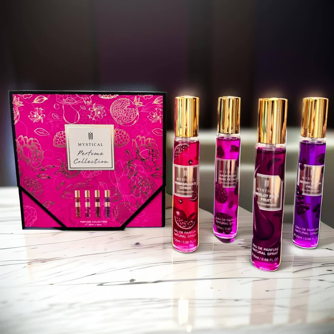 MYSTICAL Women's Fragrance Gift Set – Long-Lasting Fresh Fruit Scent, Ideal for Valentine's Day