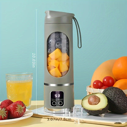 Portable USB Blender & Juicer – 10-17oz Capacity, Easy to Clean, Perfect for Smoothies, Shakes & Juices