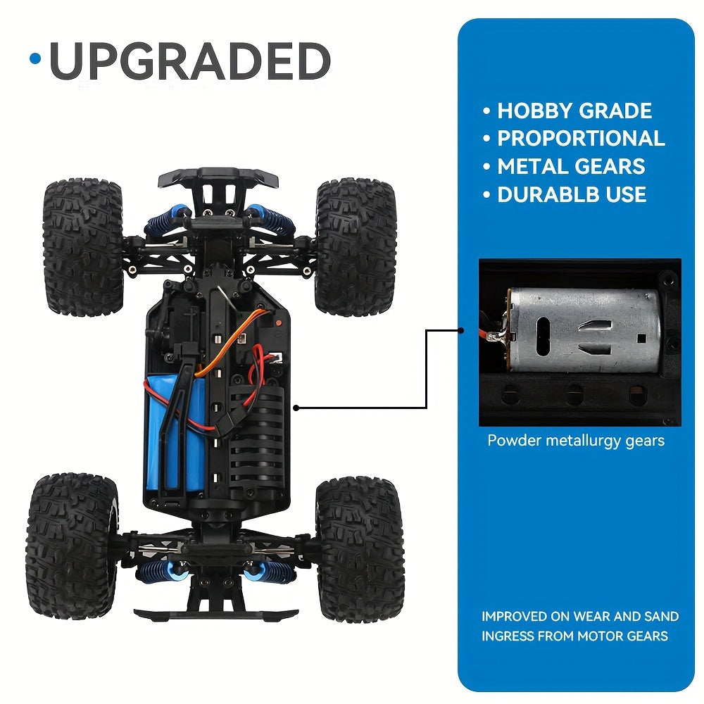 Fast RC Cars – 1:16 Scale, 40KM/H, 4X4 Monster Truck, Remote Control, Rechargeable – Ideal Xmas Gift