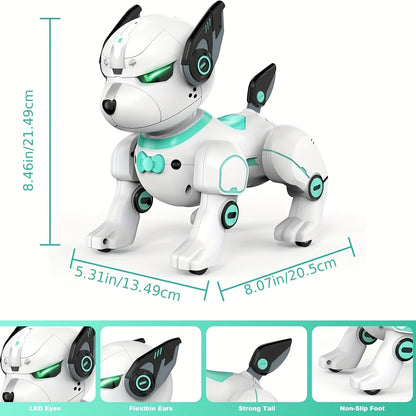 AI Robot Dog – Interactive Companion Toy, Stunt Features – Ideal Valentine's Day & Birthday Gift for Kids