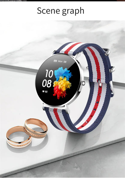 2024 New Xiaomi Mijia Smart Watch Women Thin HD Pixel Display Call Reminder Smartwatch Ladies Box Sports Digital Watches for Men