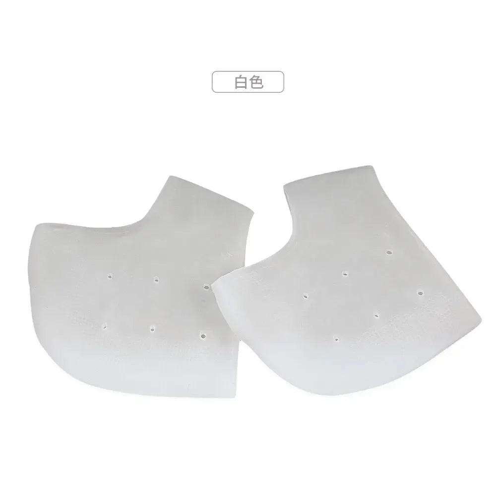 2PCS Heel Cushion Gel Heel Protector for Plantar Fasciitis Achilles Tendonitis Bone Spur Aching Feet Relieve Pain Pedicure Tools