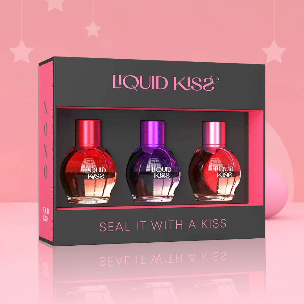 LIQUID KISS Women's Perfume Gift Set for Women Eau De Parfum Spray Fragrance Gift Sets for ALL YOUR X'S AND O'S 3pcs 3.4OZ