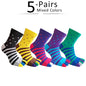 Colorful 5-Toe Socks for Men