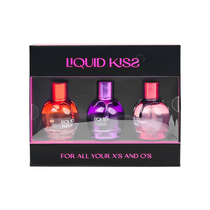 LIQUID KISS Women's Perfume Gift Set for Women Eau De Parfum Spray Fragrance Gift Sets for ALL YOUR X'S AND O'S 3pcs 3.4OZ