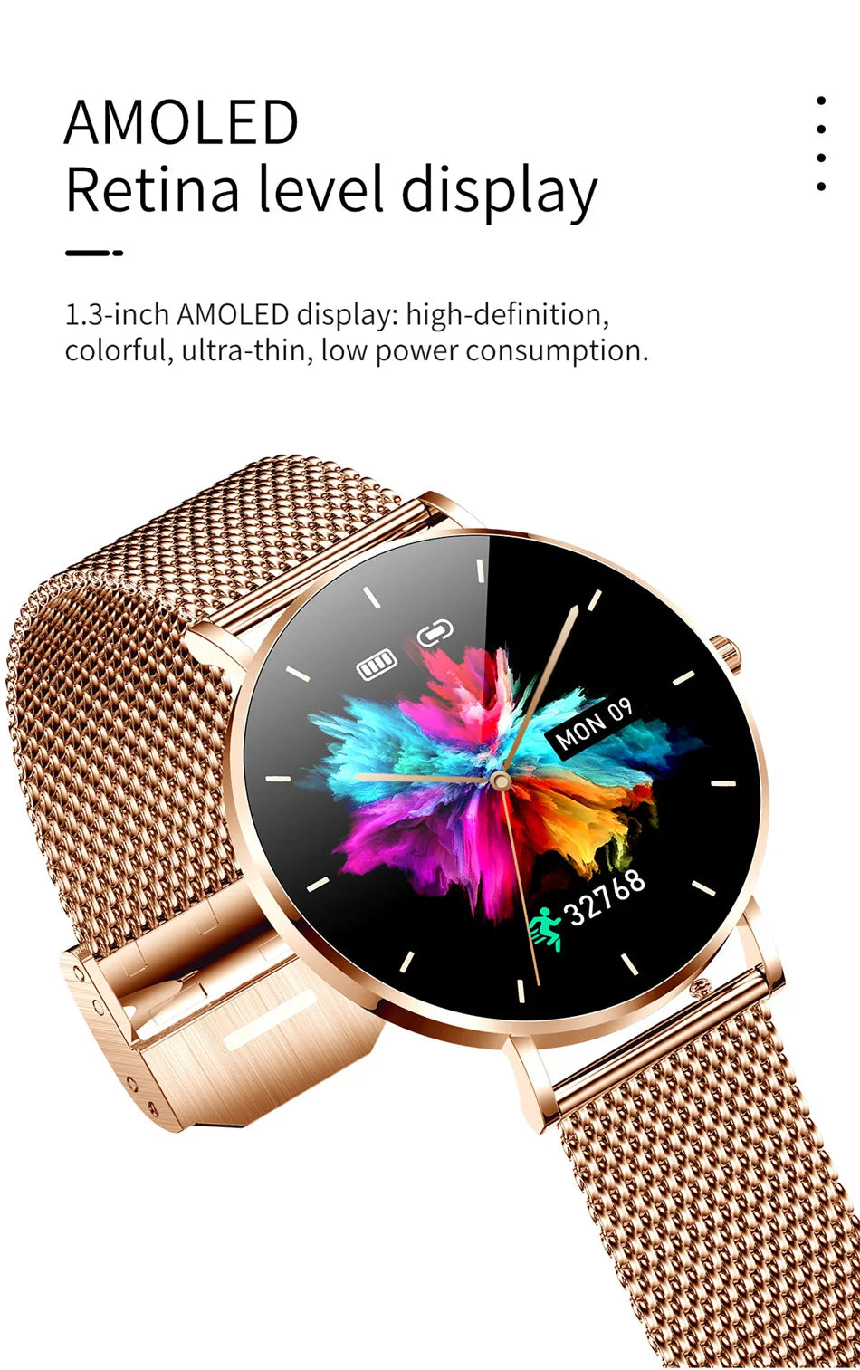 2024 New Xiaomi Mijia Smart Watch Women Thin HD Pixel Display Call Reminder Smartwatch Ladies Box Sports Digital Watches for Men