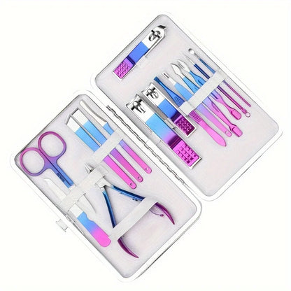 7-15pcs Professional Manicure & Pedicure Set