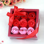 Rose Soap Gift Box – 9pcs Set, Perfect for Valentine's Day, Weddings, Christmas & More