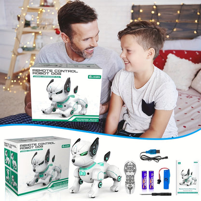 AI Robot Dog – Interactive Companion Toy, Stunt Features – Ideal Valentine's Day & Birthday Gift for Kids