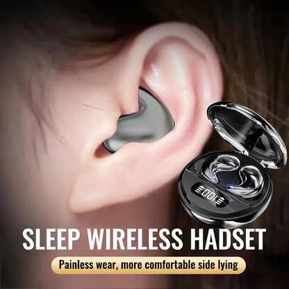 Ultra-Thin Sleep Headphones – Wireless, Noise Reduction, 5.3 Chip, LED Display, Perfect for Sleeping & Gaming