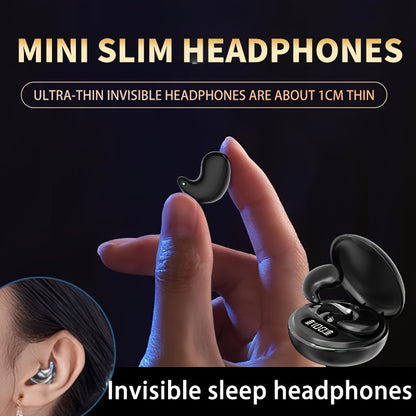 Ultra-Thin Sleep Headphones – Wireless, Noise Reduction, 5.3 Chip, LED Display, Perfect for Sleeping & Gaming